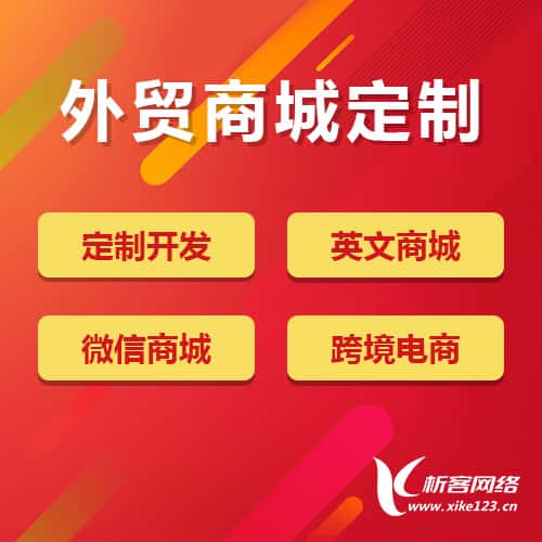 泰安外贸商城定制